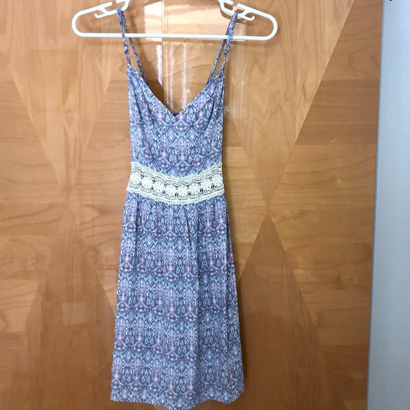HOLLISTER CO. Pastel Purple Aztec Sun Dress | M - Picture 2 of 12